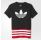 Adidas Originals Camiseta Youth FL (black/scarlet)