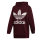 Adidas Originals Oversized Trefoil Hoodie W (Maroon)