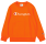 Champion Kids Big Logo Fleece Sweatshirt "Orange"