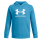 UA Boys' Rival Fleece Big Logo Hoodie "Blue"