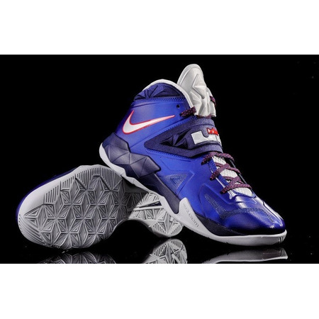 Lebron Zoom Soldier VII "Deep Blue" (400/marino/rojo/platinum)