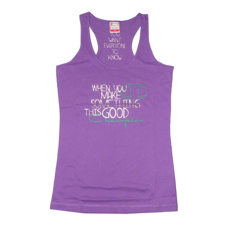 Champion Camiseta Mujer Heritage Rochester N.Y (morado)