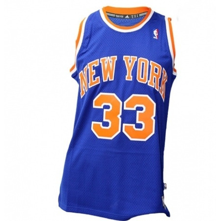 Adidas Camiseta Swingman Pat Ewing Knicks (azul/naranja)