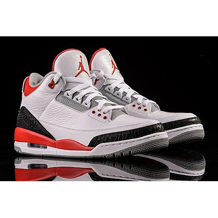 Air Jordan 3 Retro "Fire Red" (120/blanco/rojo/negro)