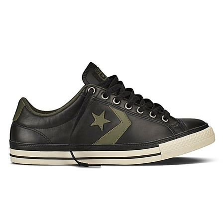 Converse All Star Player EV OX Piel (negro/verde)