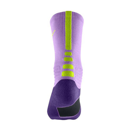 Calcetines Nike Hyper Elite Basket Crew (557/purple/lima)