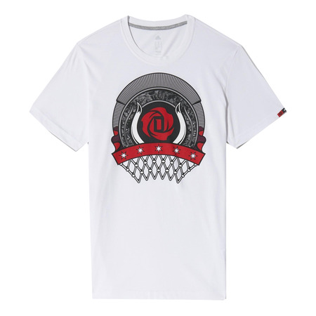 Adidas Camiseta D-Rose Babge (blanco)