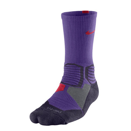 Calcetines Nike Hyper Elite Basket Crew (556/purple/rojo)