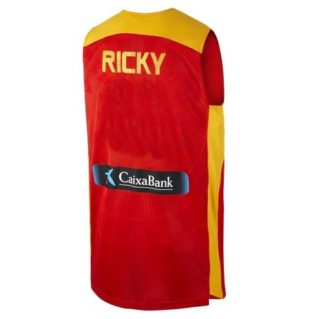 Camiseta Selección España Ricky Rubio (600/rojo/amarillo)