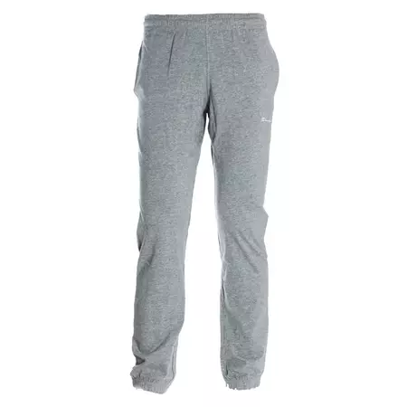 Champion Pantalón Athletic Basic Logo Cuff (gris/blanco)