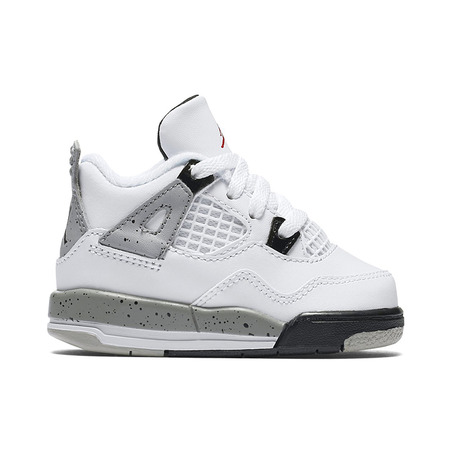 Jordan 4 Retro Bt "White Cement" (104/white/red/black/silver)