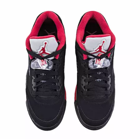 Air Jordan 5 Retro Low (GS) "Alternate 90" (001/black/gym red)