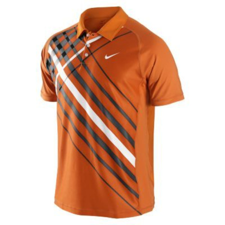 Nike Polo Tenis Slam Shock Graphic (naranja)