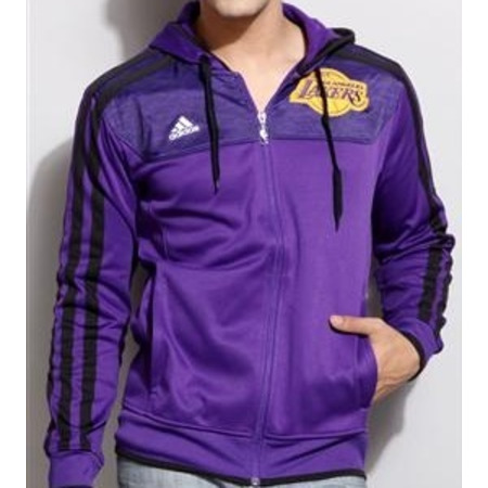 Chaqueta Adidas Angeles Lakers (purpura/negro/amarillo)