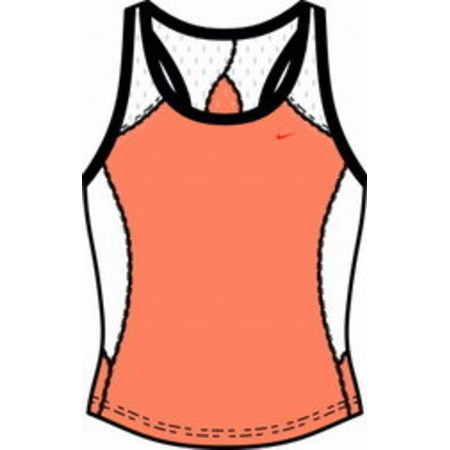 Camiseta Nike Tech Support Tank  (naranja)