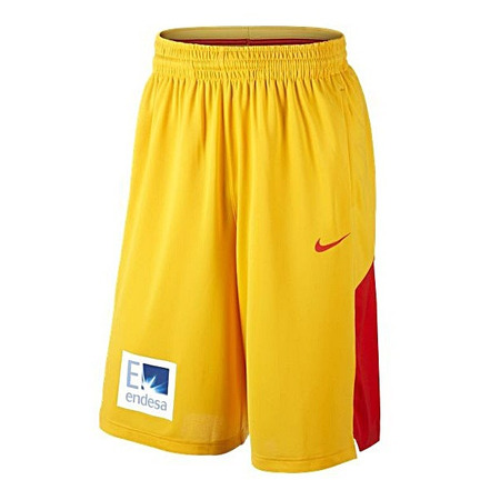 Nike Short Réplica España Basket (704amarillo/rojo)