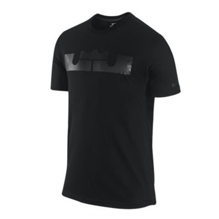 Camiseta Nike LeBron Logo Fibra de Carbon (010/negro)