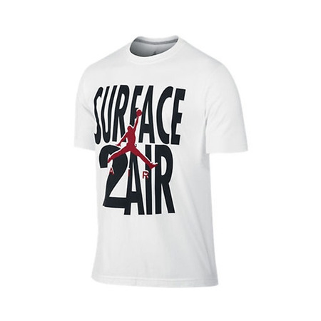 Jordan Camiseta Air From Surface 2 (102/blanco/negro/rojo)