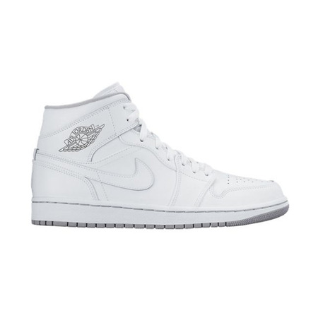 Air Jordan 1 Mid (GS) "White" (112/white/grey)