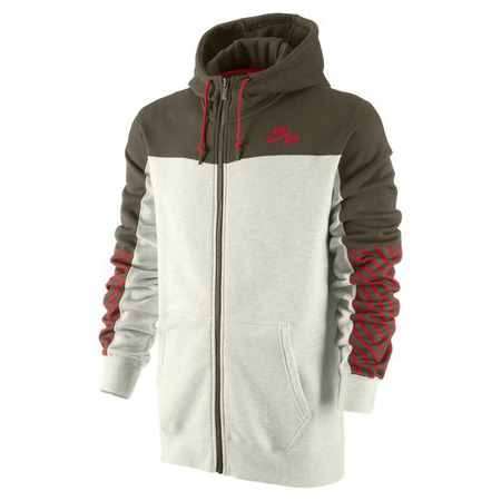 Nike Sudadera Basket Capucha Heritage Full-Zip (320/crema/ocre)