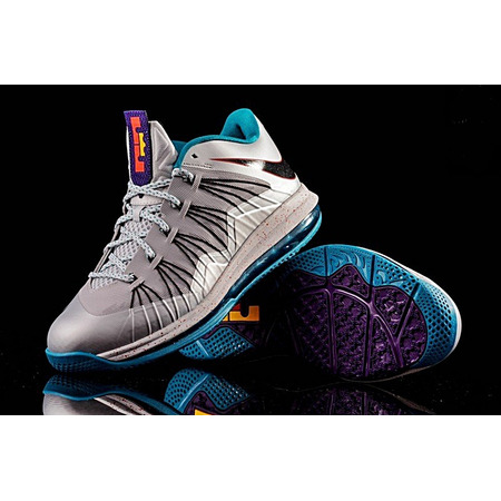 Nike Air Max Lebron X Low "Hornets" (002/gris/azul/purple)