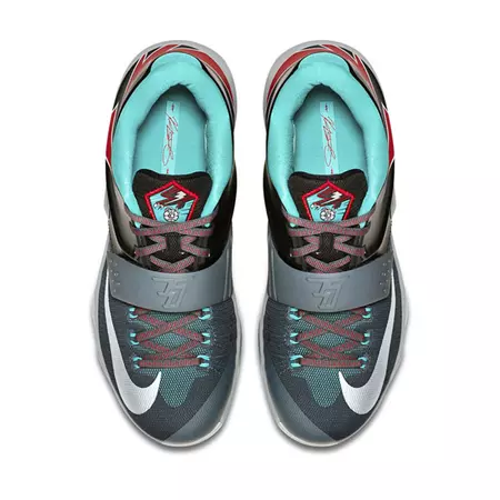 KD VII "Jaycee Carroll" (005/charcoal/dv grey/turquesa/rojo)