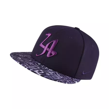 Kobe Mamba Legend True Snapback Hat (524/purpura/negro/blanco)