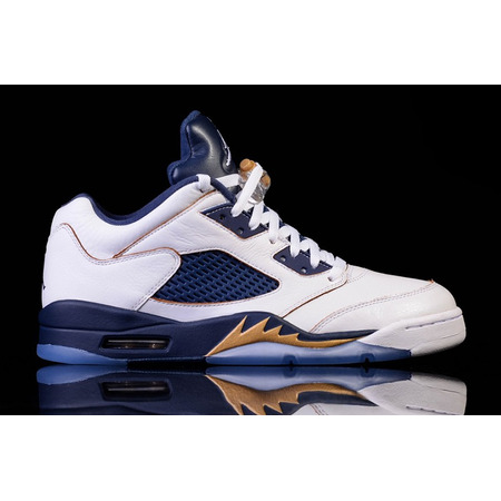 Air Jordan Retro 5 Low "Dunk From Above" (135/white/gold/navy)