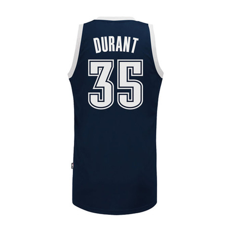 Camiseta NBA Swingman Kevin Durant #35# Oklahoma (navy/white)