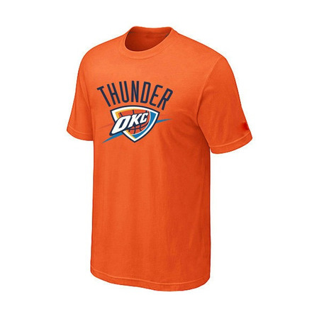 Adidas NBA Camiseta Fan Wear Logo Oklahoma Thunder (naranja)