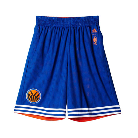 Adidas NBA Short New York Kniks Winter Hoops (azulroyal/naranja)