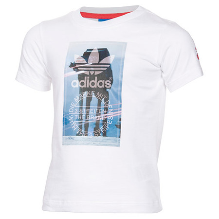 Adidas Originals Camiseta Star Wars AT-AT Infantil (blanco)