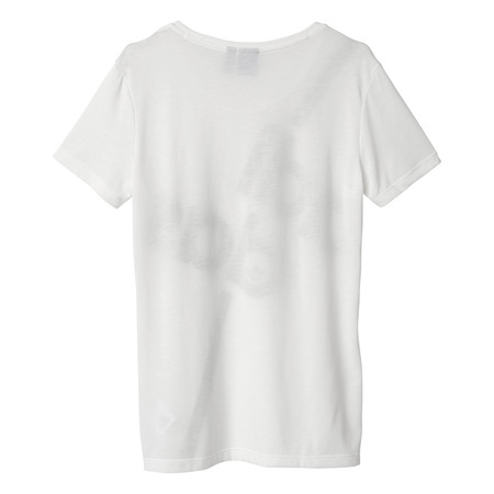 Adidas Originals Mujer Camiseta Superstar Linear (blanco)