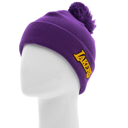 Adidas NBA Beanie L.A Lakers (purpura/amarillo)