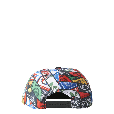 Adidas Originals Gorra Graphic Tongue Labels Snap-Back (negro/multicolor)