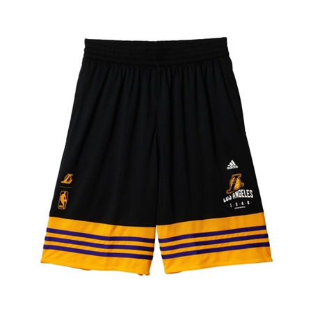 Adidas Basic Short L.A. Lakers (negro/amarillo)