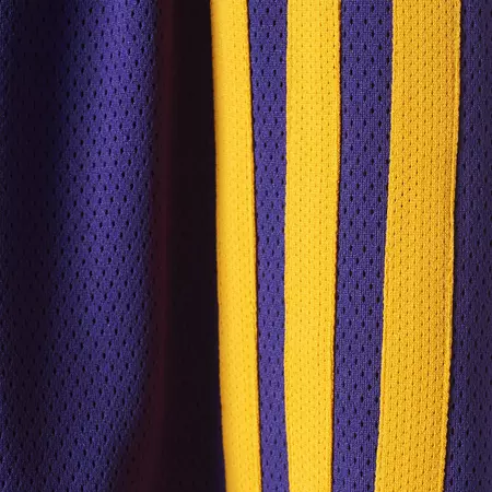 Adidas NBA Short Summer Run Lakers (purpura/amarillo/negro)