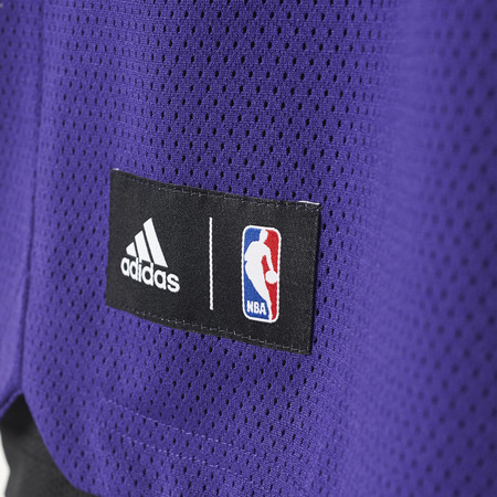 Adidas NBA Short Summer Run Lakers (purpura/amarillo/negro)