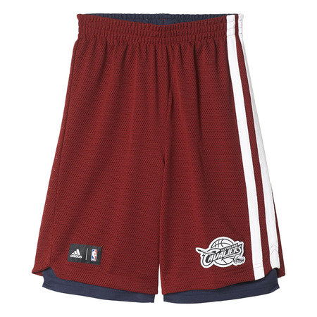 Adidas NBA Short Summer Run Cavaliers Niñ@ (burdeos/blanco)