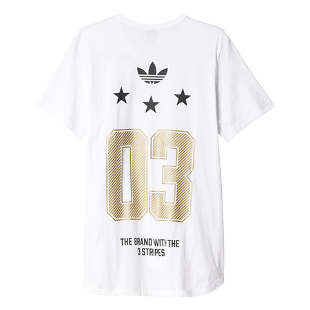 Adidas Originals Camiseta 03 Star (blanco/negro/oro)