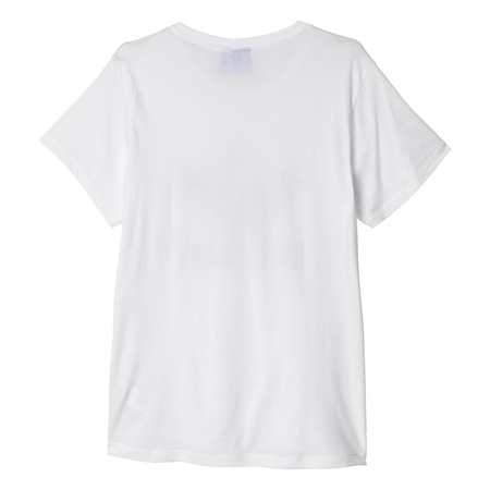 Adidas Originals Mujer Camiseta Boyfriend Trefoil Floral (blanco)