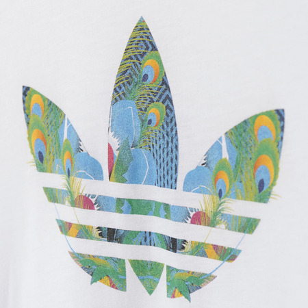 Adidas Originals Camiseta Mujer Bird Logo (blanco/multicolor)