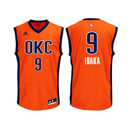 Adidas Camiseta Réplica Serge Ibaka Thunder (naranja)