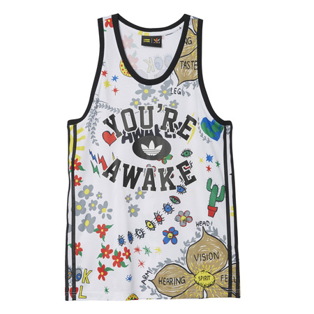 Adidas Originals Tank Top Artist Doodle By Pharrell Williams (multicolor)