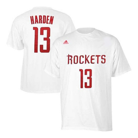 Adidas NBA Camiseta Gametime Harden Rockets (blanco/rojo)