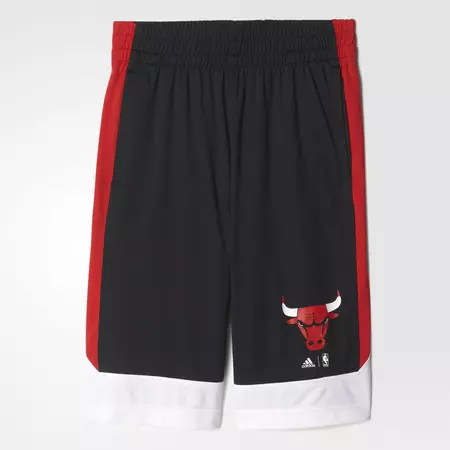 Adidas NBA Short Junior Winter Hoops Chicago Bulls (negro/rojo/blanco)