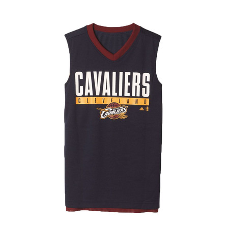 Adidas Camiseta Niño NBA Winter Hoops Rev Cleveland Cavaliers (burdeos/marino/amarillo)