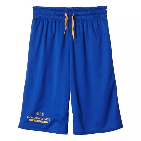 Adidas NBA Youth Winter Hoops Rev Short Golden State Warriors (azul/amarillo/blanco)