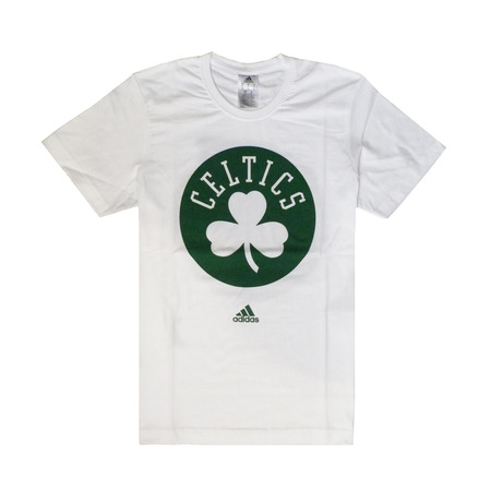 Adidas NBA Camiseta Boston Celtics Logo (blanco/verde)