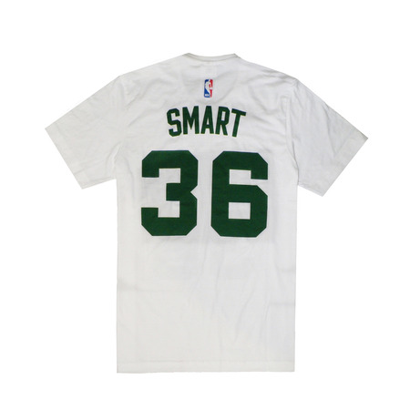 Adidas NBA Camiseta Game Time Celtics Smart Nº 36 (blanco/verde)